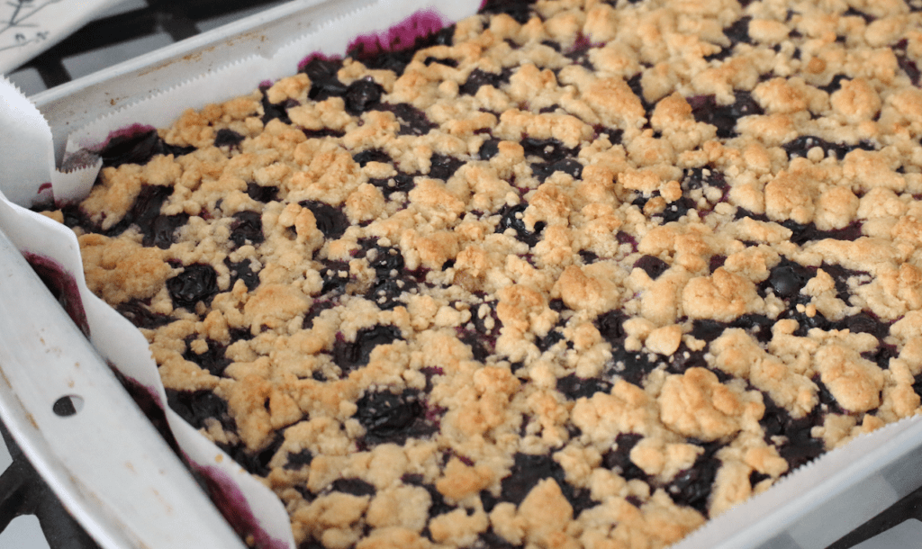 blueberry crumb bars recipe