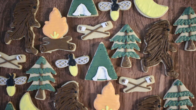 woodland sugar cookies