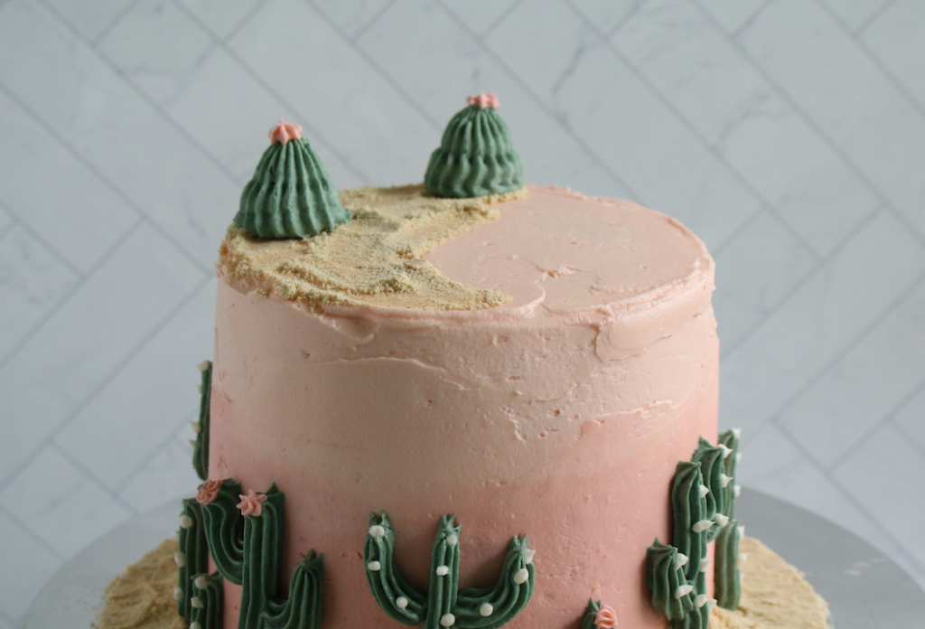 cactus baby shower cake