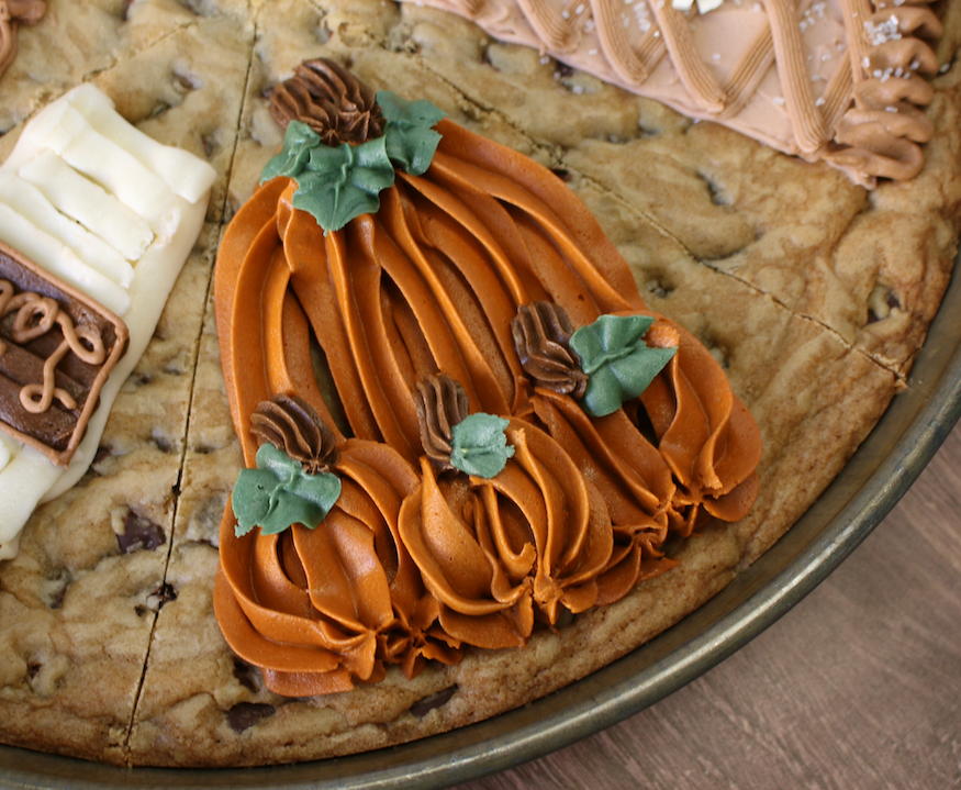 cookie cakes with buttercream