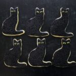 Black Sugar Cat Cookies