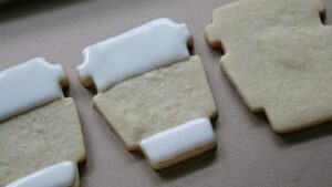 Pumpkin sugar cookies for royal icing