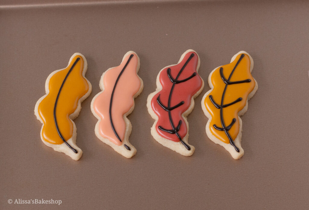 autumn leaves sugar cookies