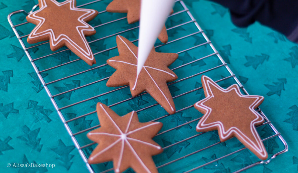 gingerbread cookie ideas star