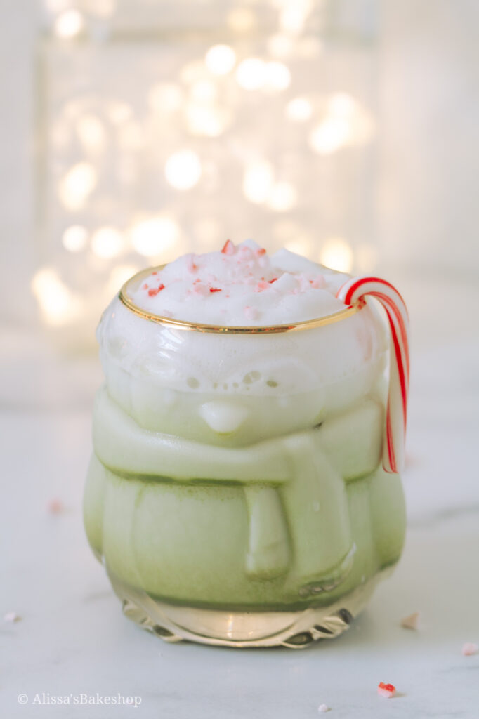 matcha latte with peppermint recipe