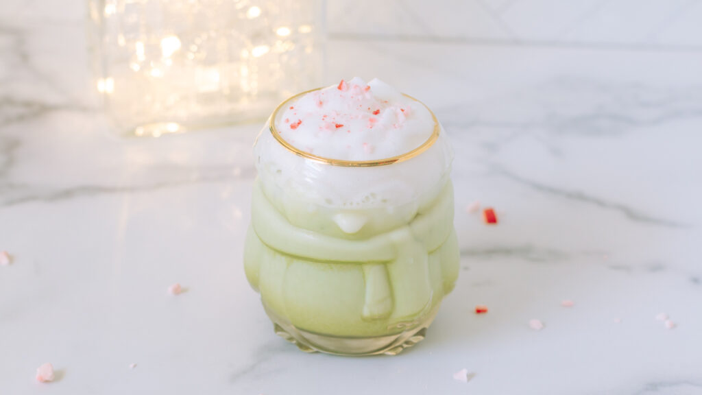 Peppermint Matcha Latte