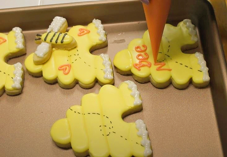 bee mine sugar cookies