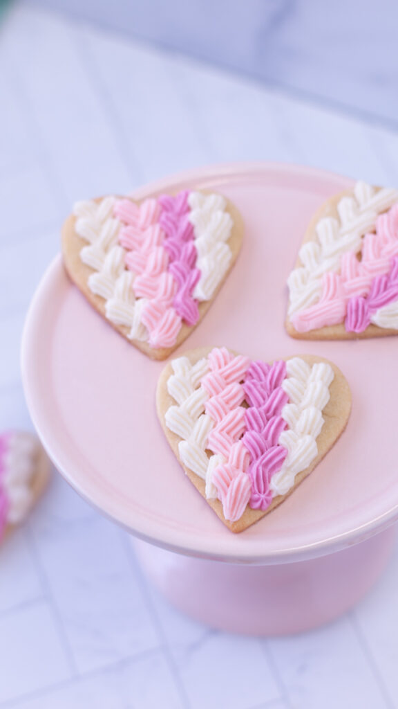 heart sugar cookies