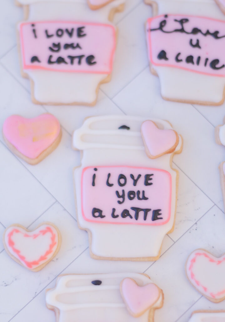 I love you a latte sugar cookies