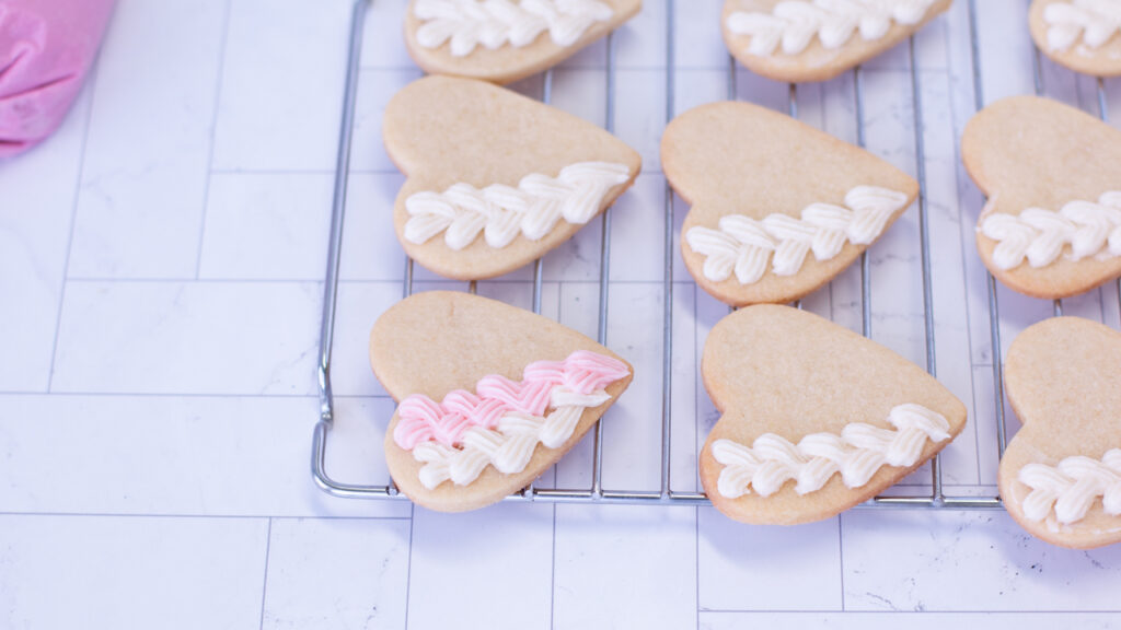 Valentines day cookies