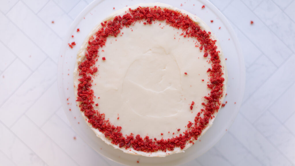 red velvet cake cream cheese icing