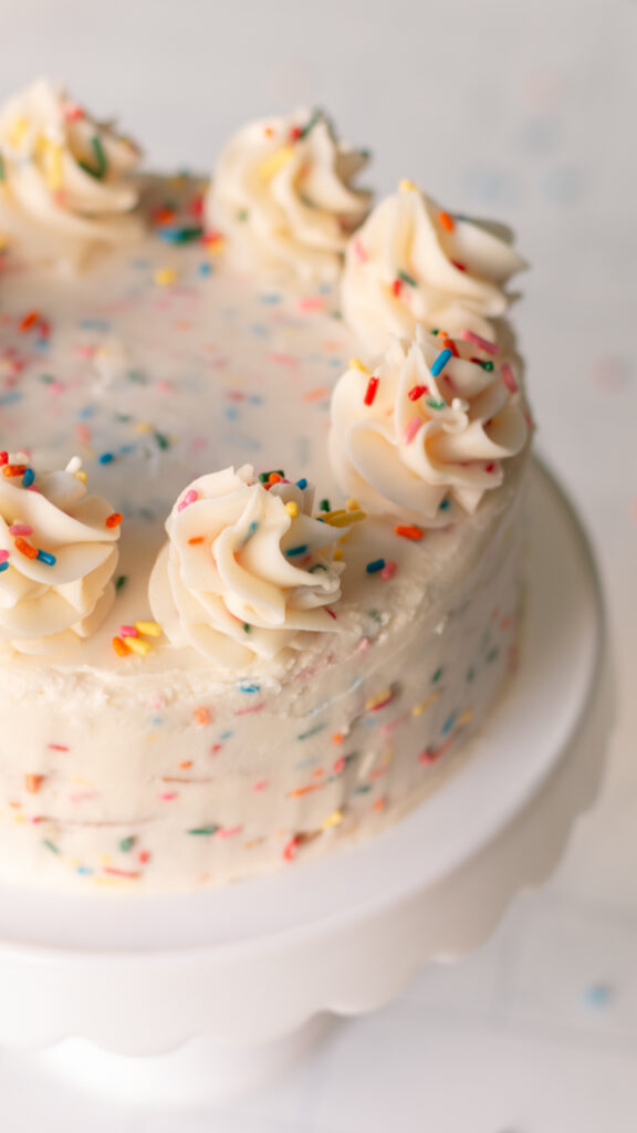 6 inch confetti cake recipe