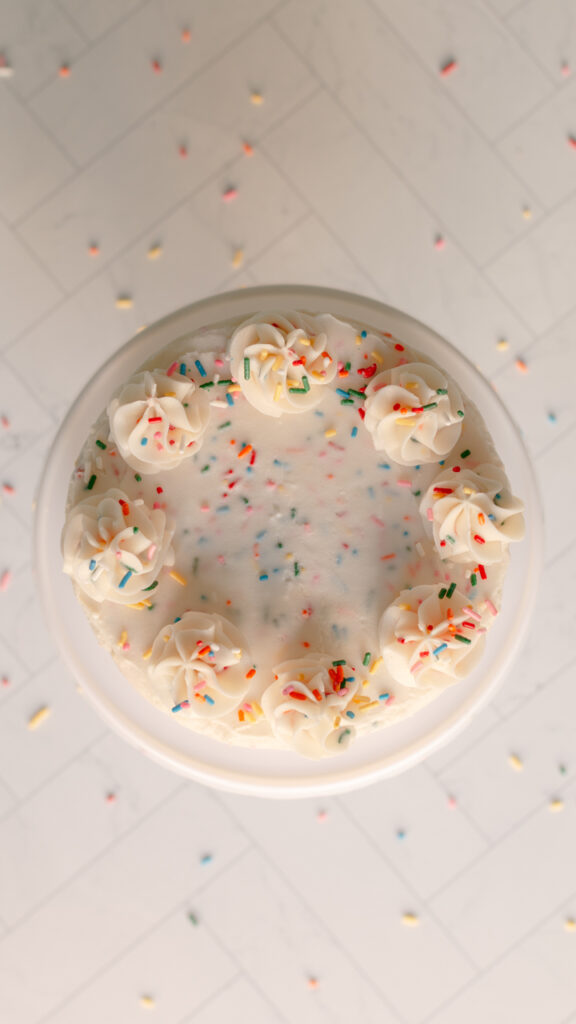 Small batch funfetti cake recipe