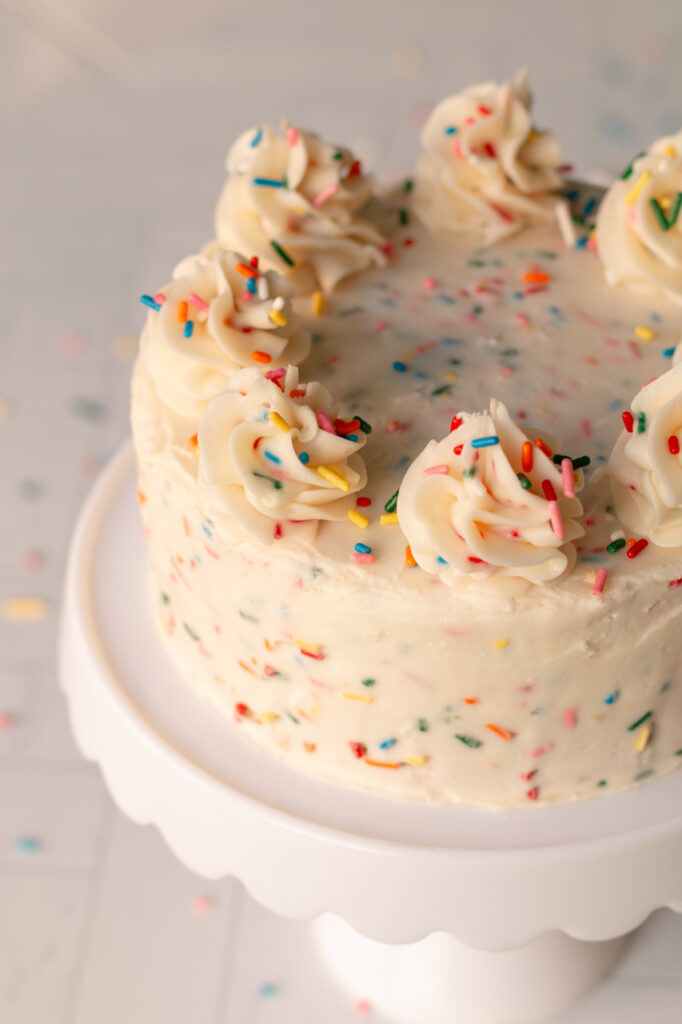 small confetti cake recipe