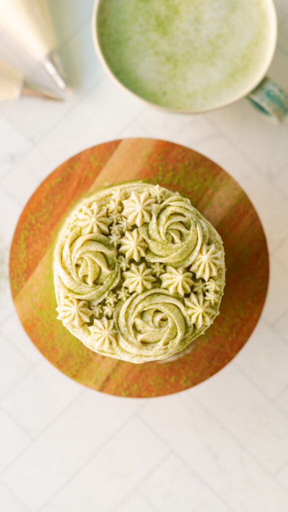 Matcha sponge cake recipe