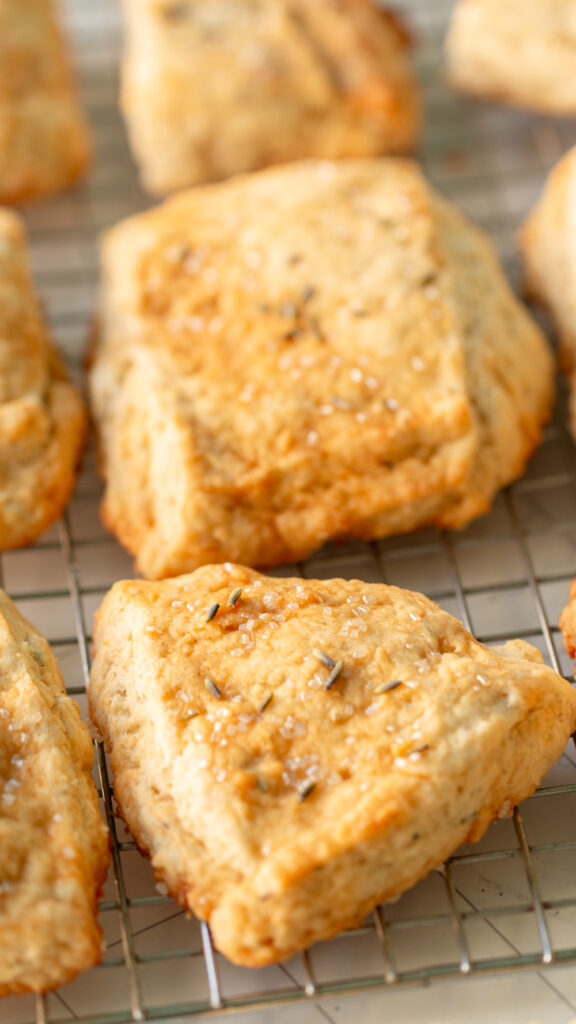 tea party scones honey lavender