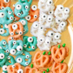halloween ghost pretzels