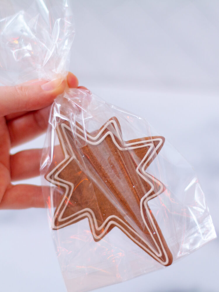 how to cookies cellophane bag