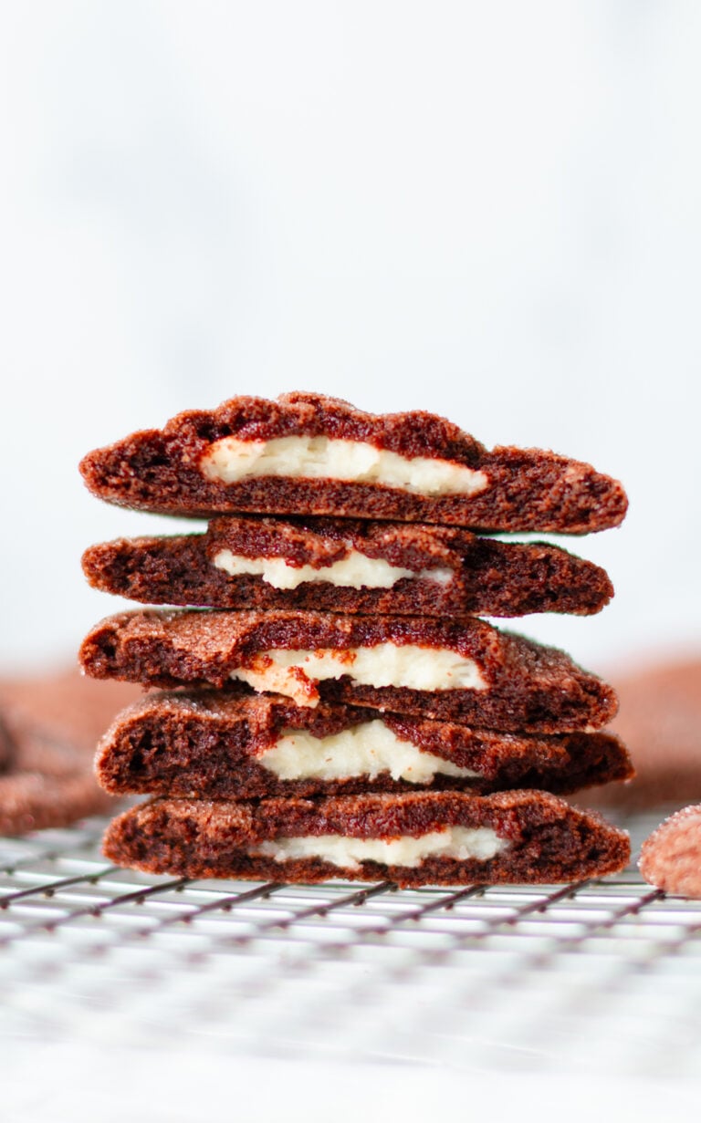 red velvet cream cheese cookies