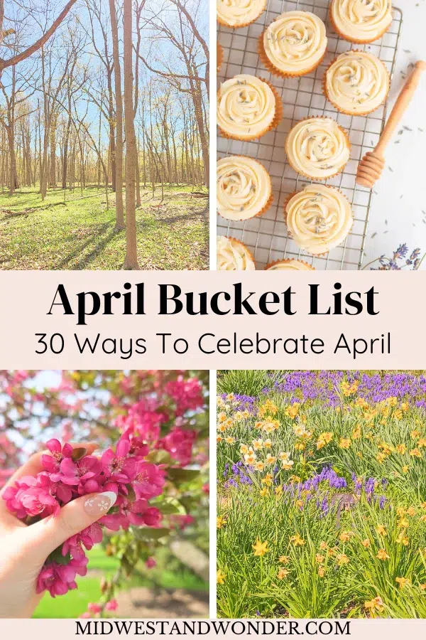April Bucket List