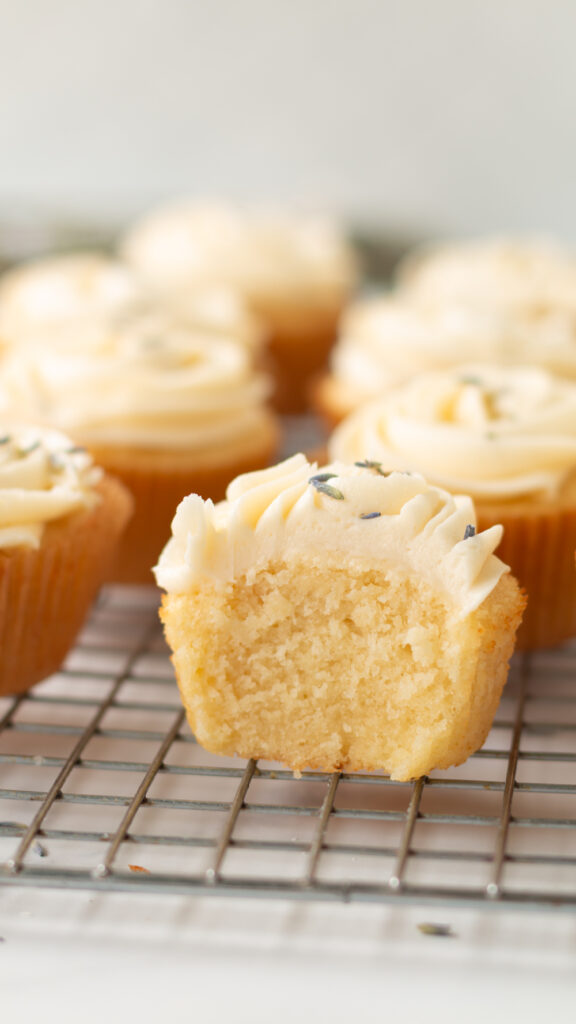 lavender cupcakes