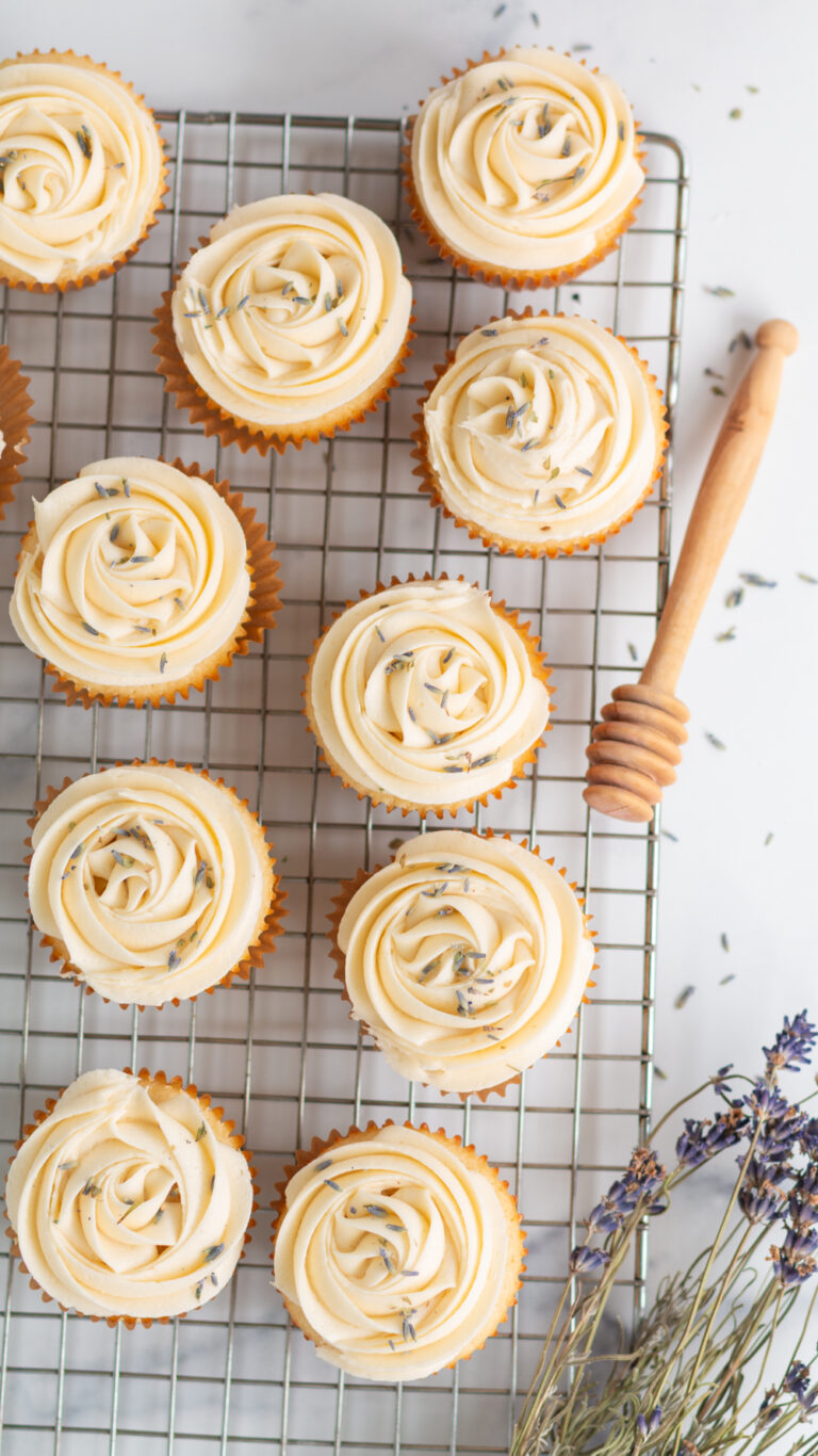 lavender cupcakes