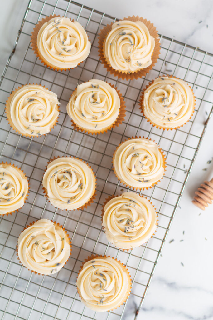 lavender cupcakes