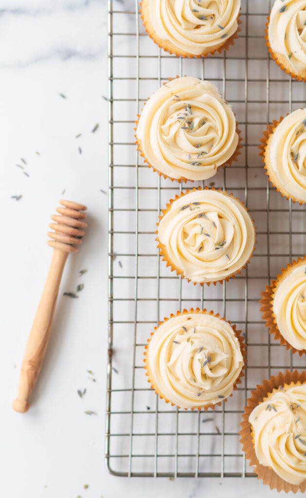 lavender cupcakes