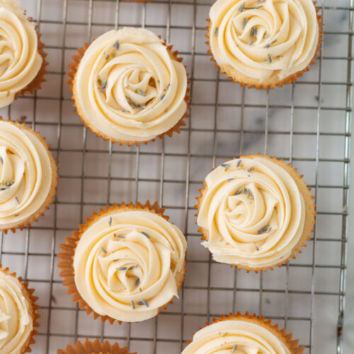 lavender cupcakes