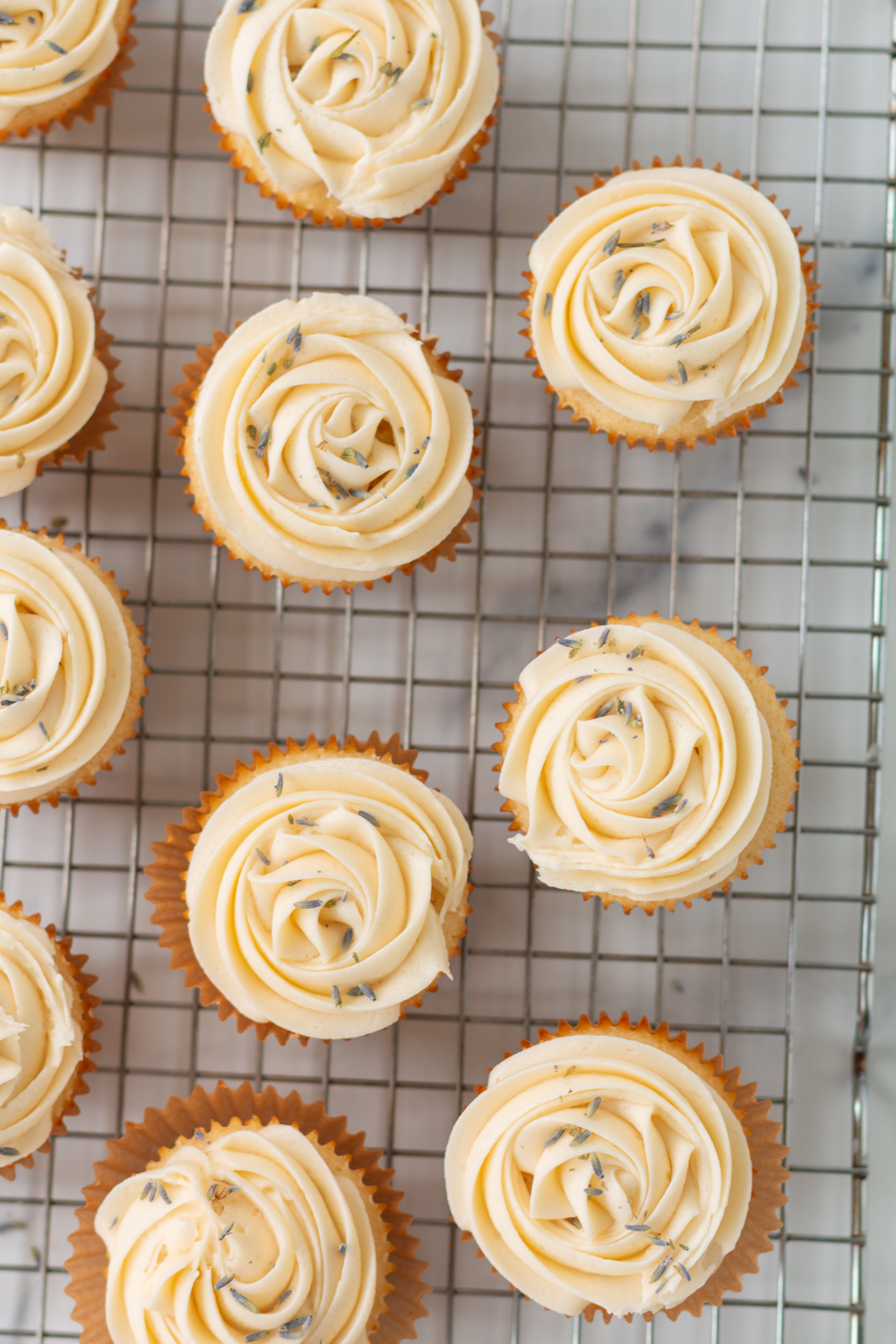 lavender cupcakes
