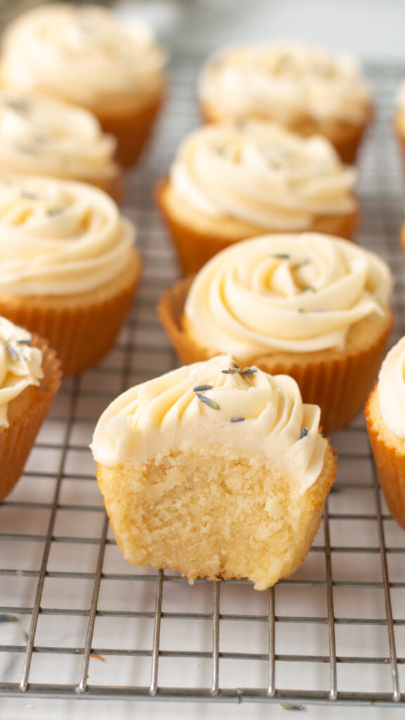 lavender cupcakes