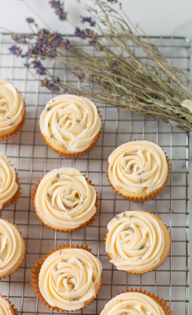 lavender cupcakes