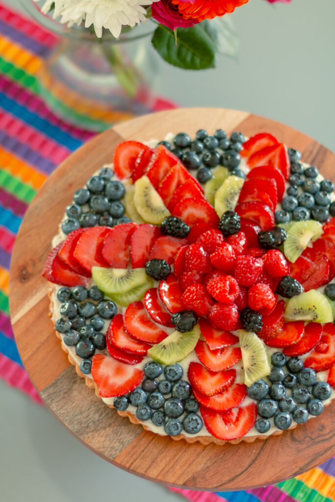 easy summer fruit tart recipe