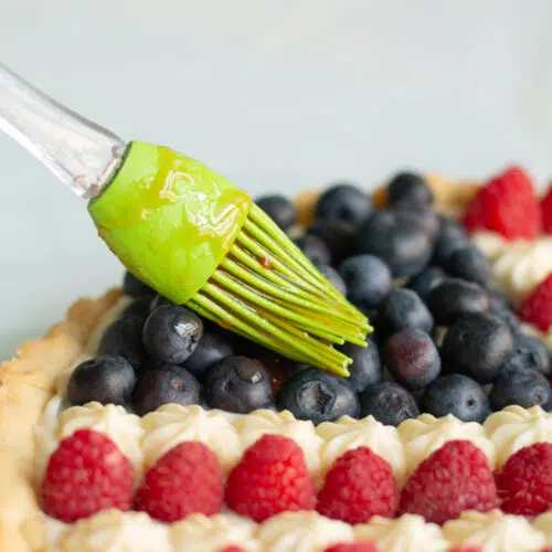 4th of july fruit tart