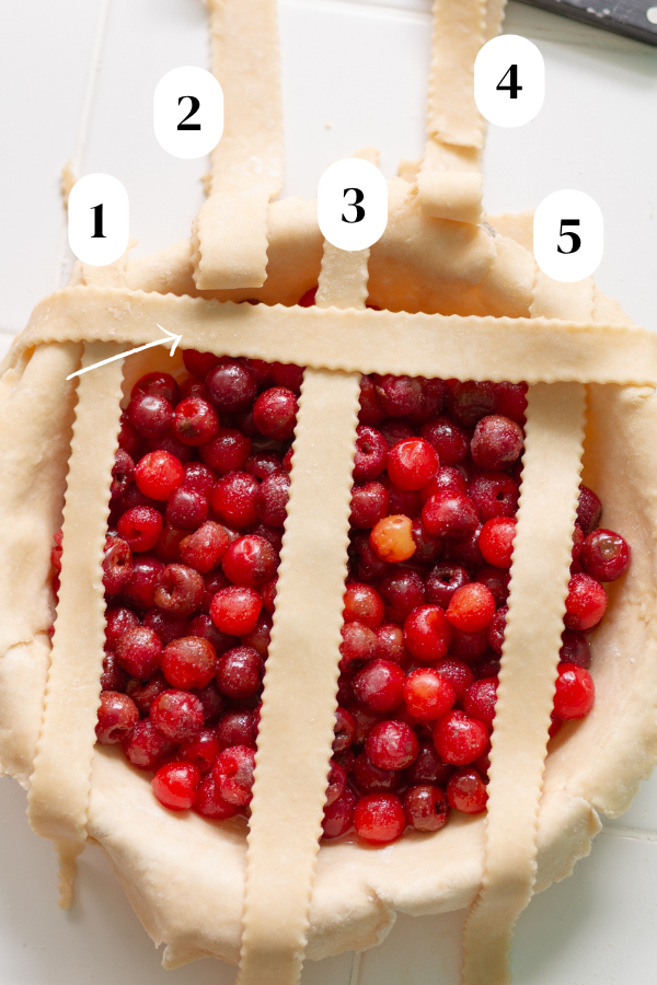 how to lattice pie crust
