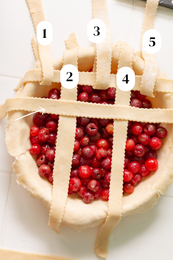 how to lattice pie crust