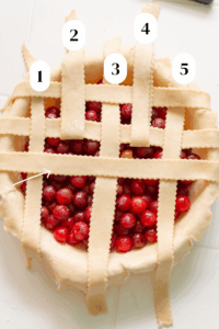 how to lattice pie crust