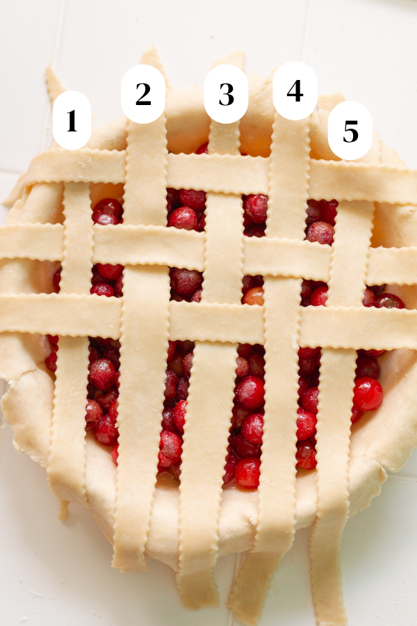 how to lattice pie crust