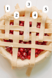 how to lattice pie crust