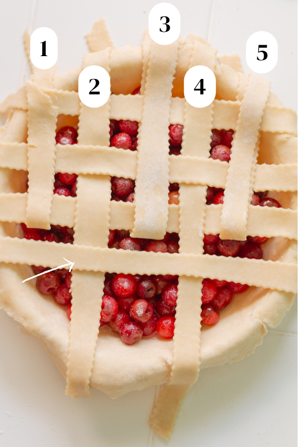 how to lattice pie crust