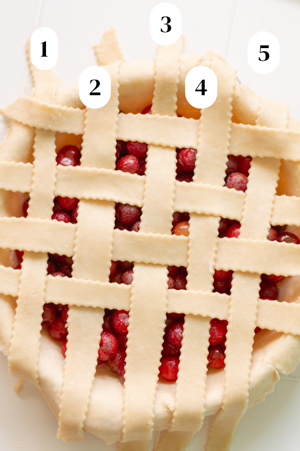 how to lattice pie crust