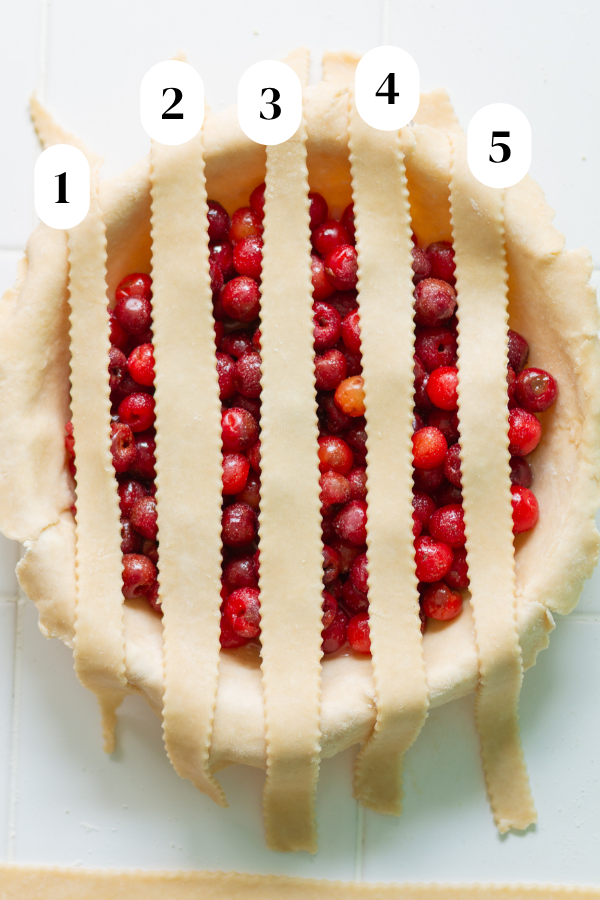 how to lattice pie crust