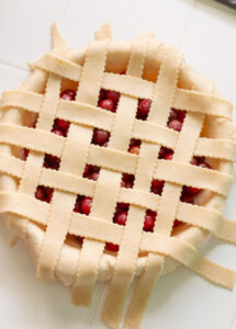 how to lattice pie crust