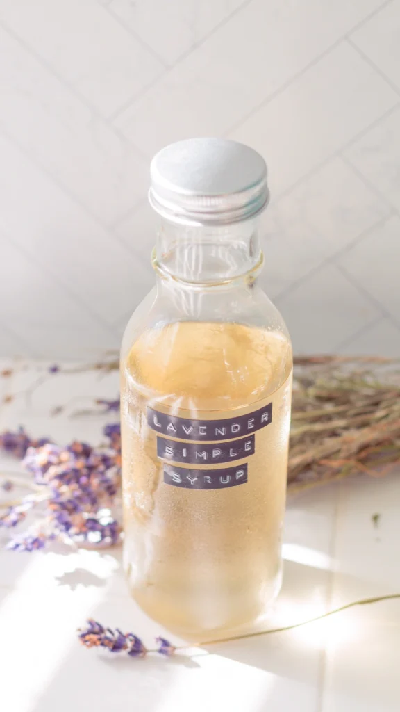 lavender simple syrup