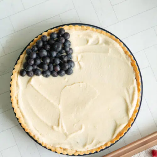 4th of july fruit tart