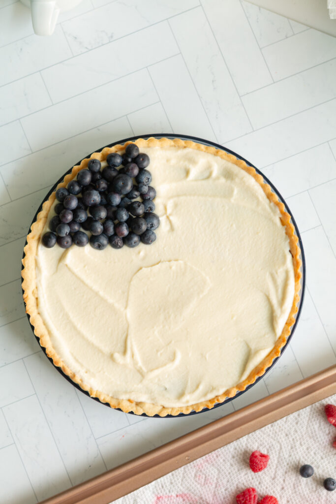 4th of july fruit tart