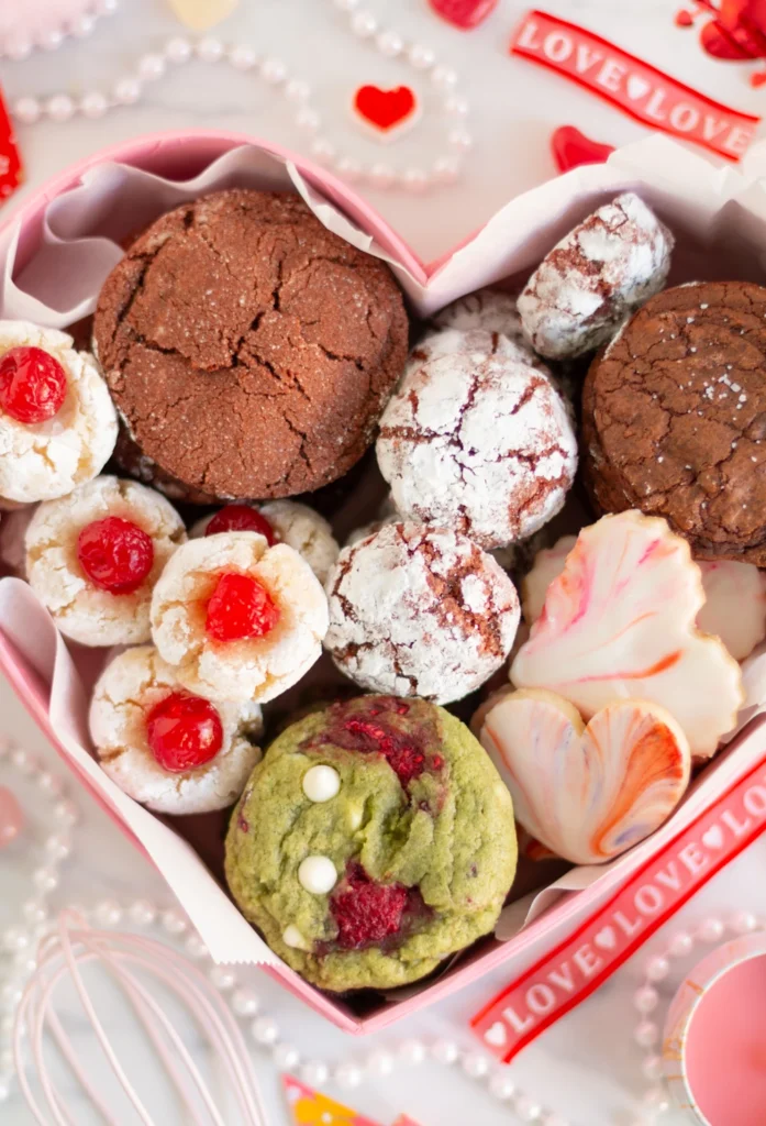 valentines day cookie box