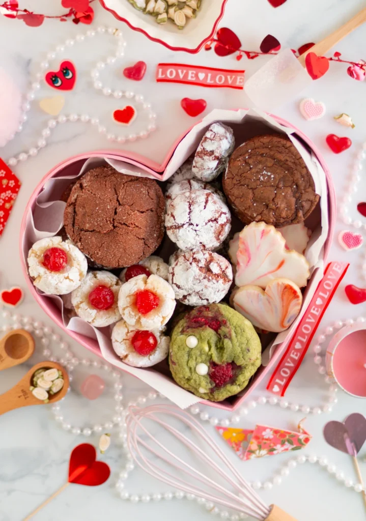 valentines day cookie box