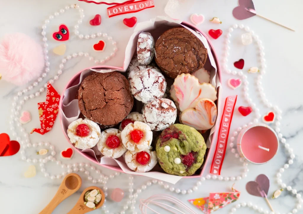 valentines day cookie box