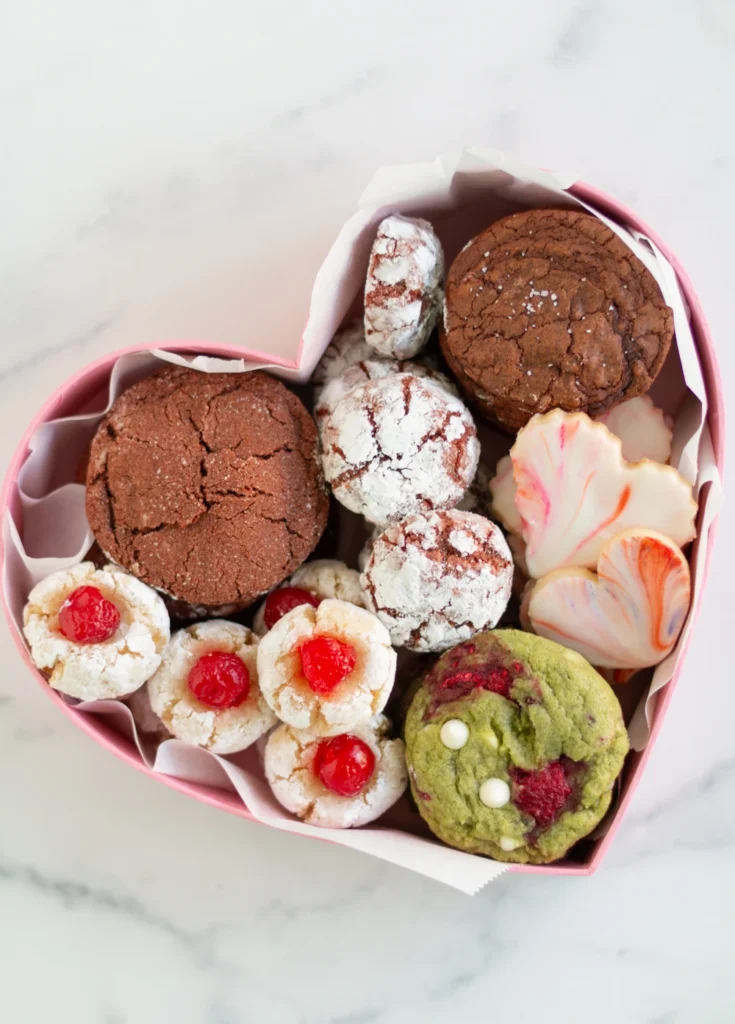 valentines day cookie box